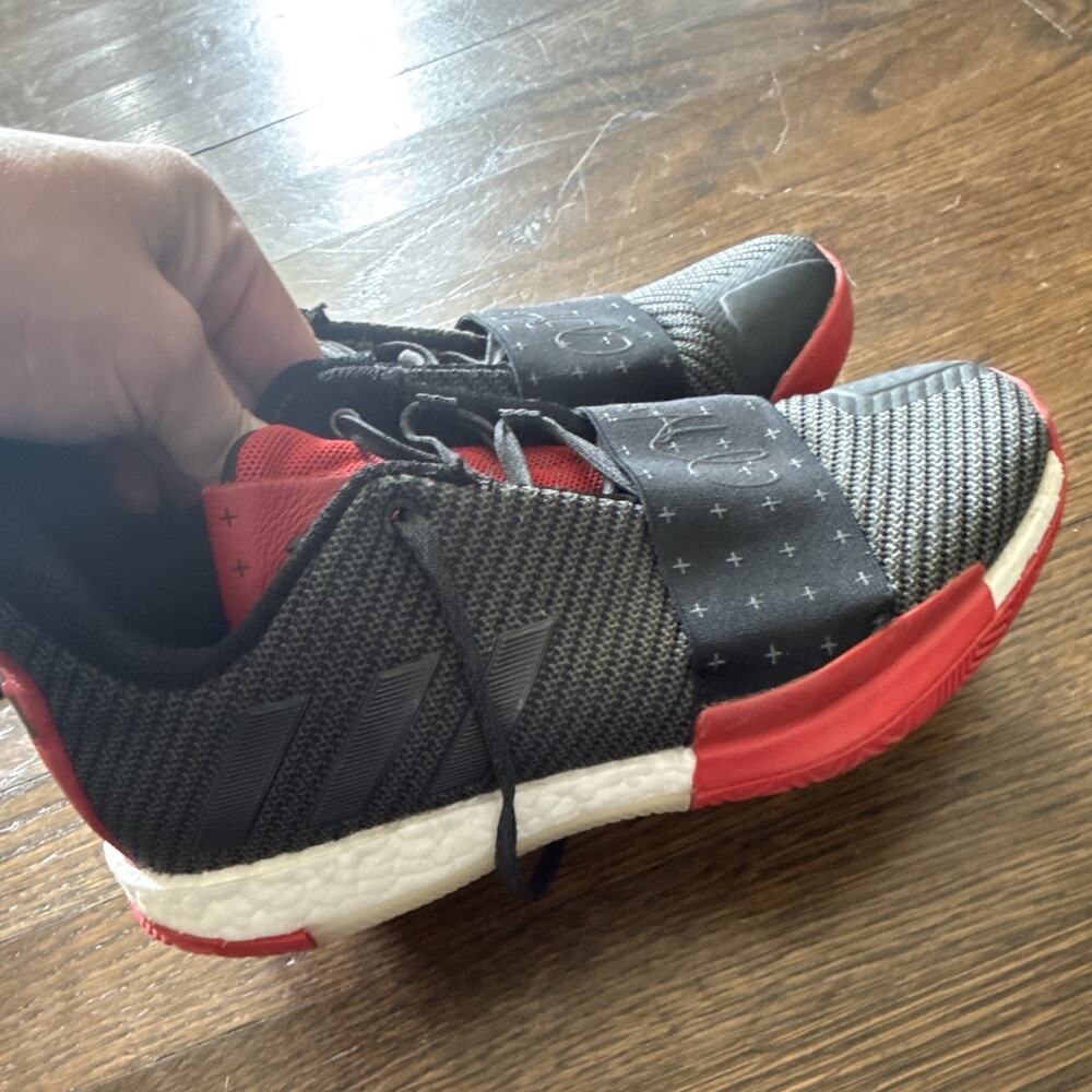 Adidas Harden Vol. 3 Men’s Size 6.5 Black Scarlet Boost Basketball Shoes AQ0034